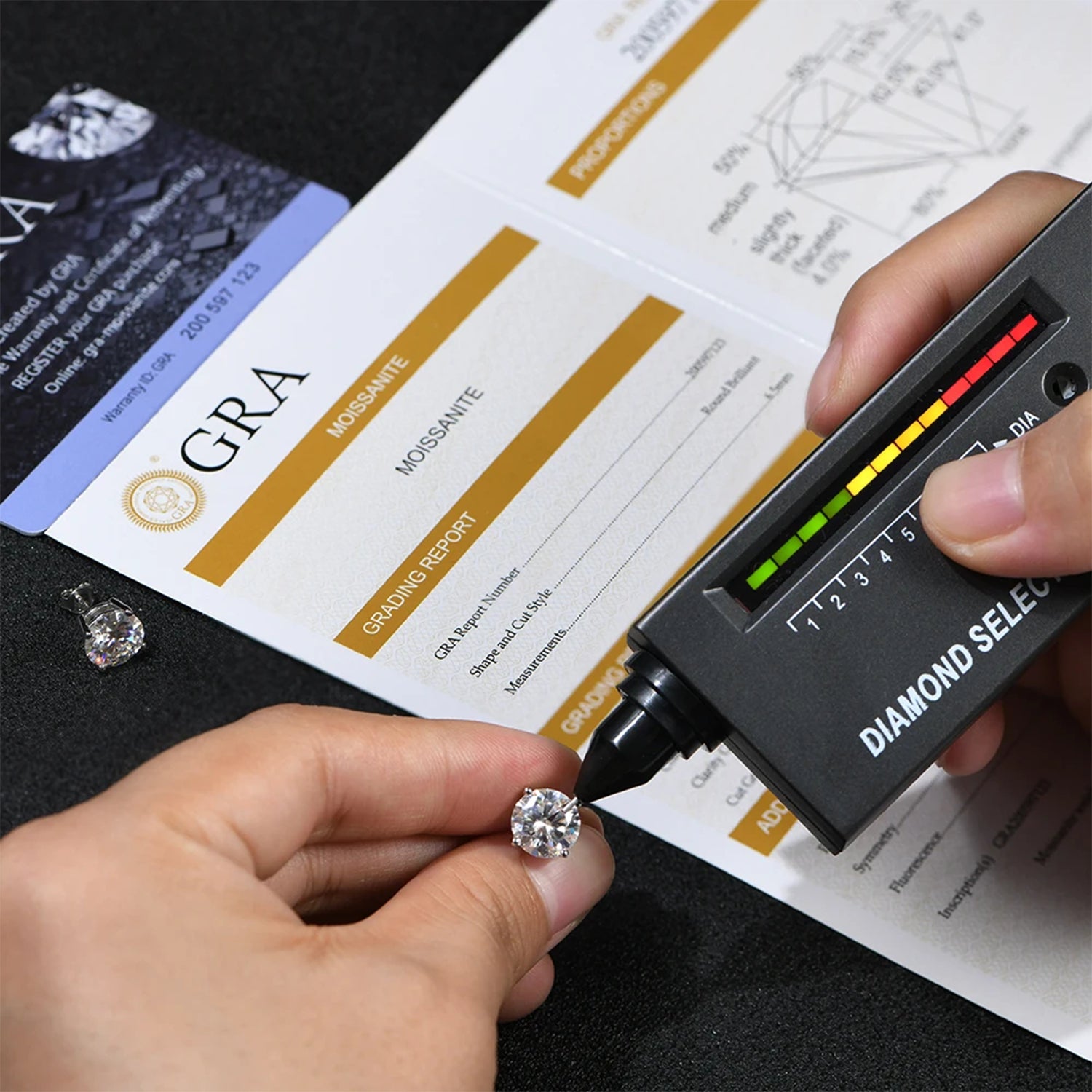 Brilliant Radiance Moissanite Stud Earrings